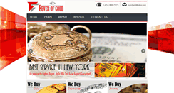 Desktop Screenshot of feverofgold.com